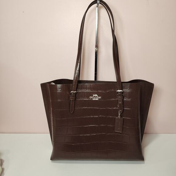 NWT Coach Large Mollie Tote Bag CW018 Color in Maple - Picture 1 of 11